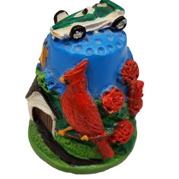 Handmade Indiana Sewing Thimble 2002 Signed - Picture 10 of 10